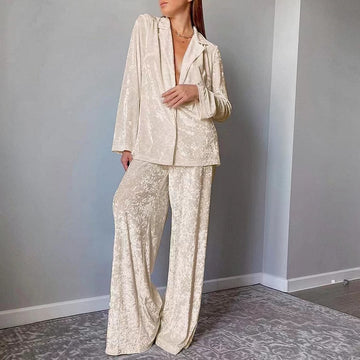 Mariel Velvet Loose Lounge Set