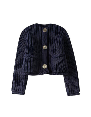 Alizee Cropped Knit Cardigan