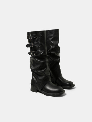 Jolene Buckle Slouch Boots