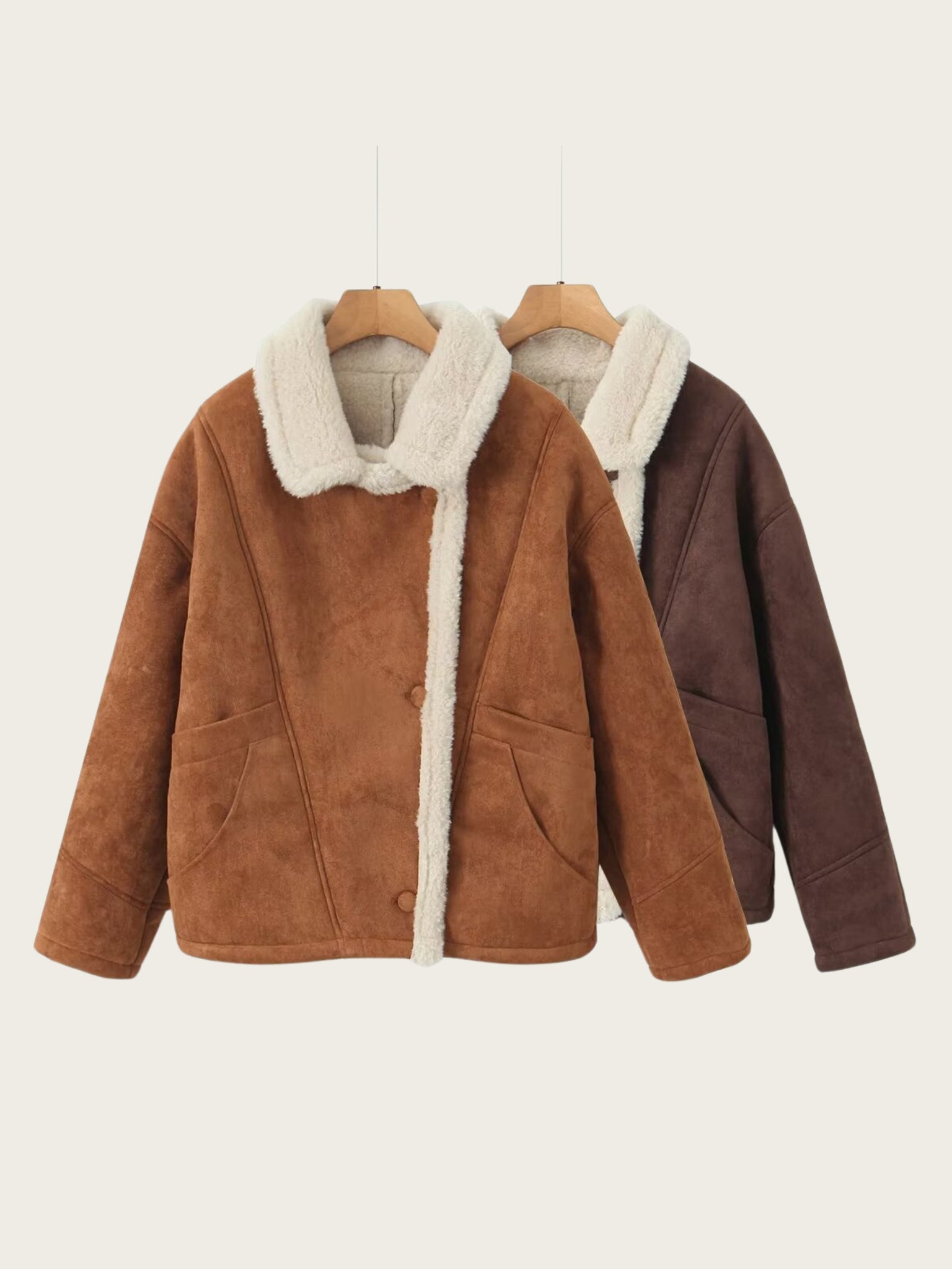 Angelee Faux Shearling Jacket