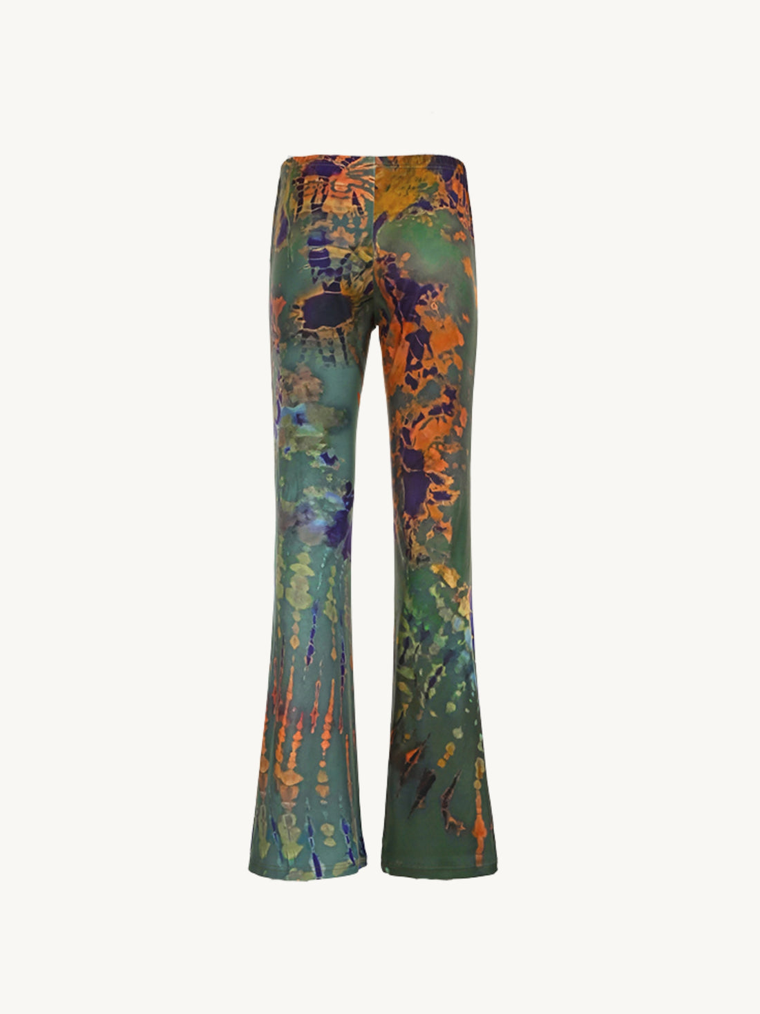 Zoe Abstract Print Flared Pants