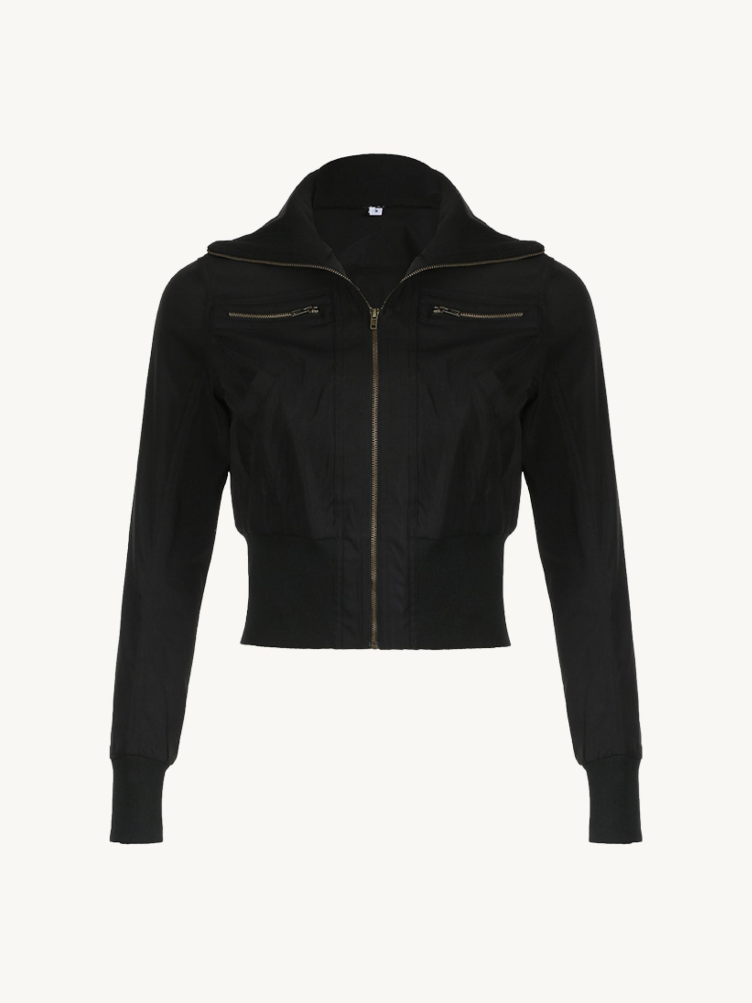 Janell Zip-Up Cropped Jacket