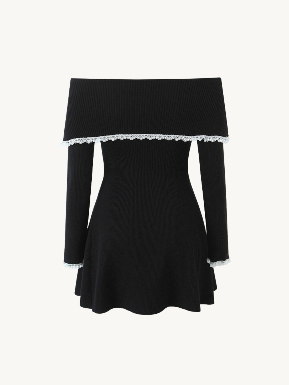 Margo Off-Shoulder Knit Mini Dress