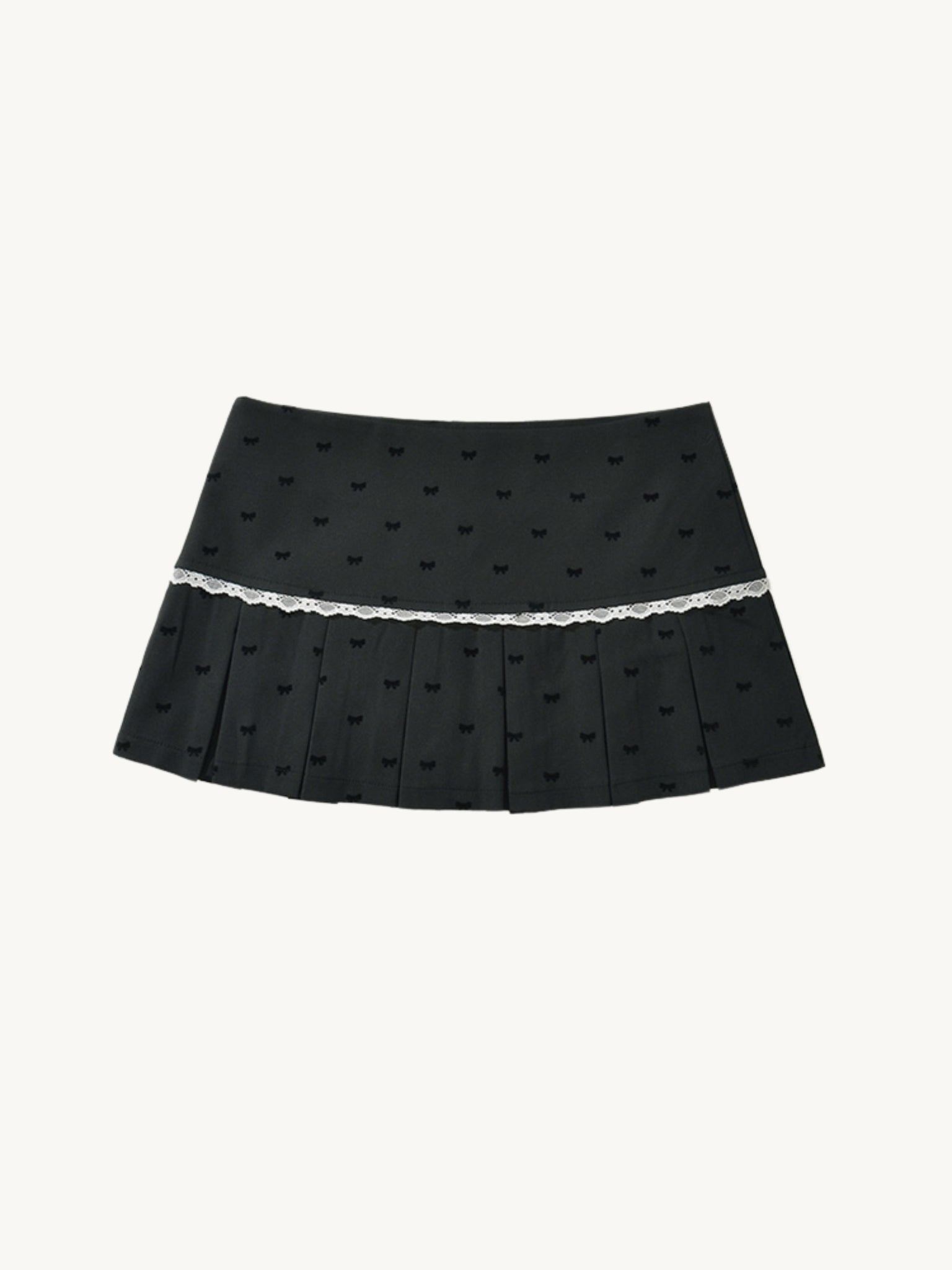 Diya Low Waist Pleated Shorts Skirt