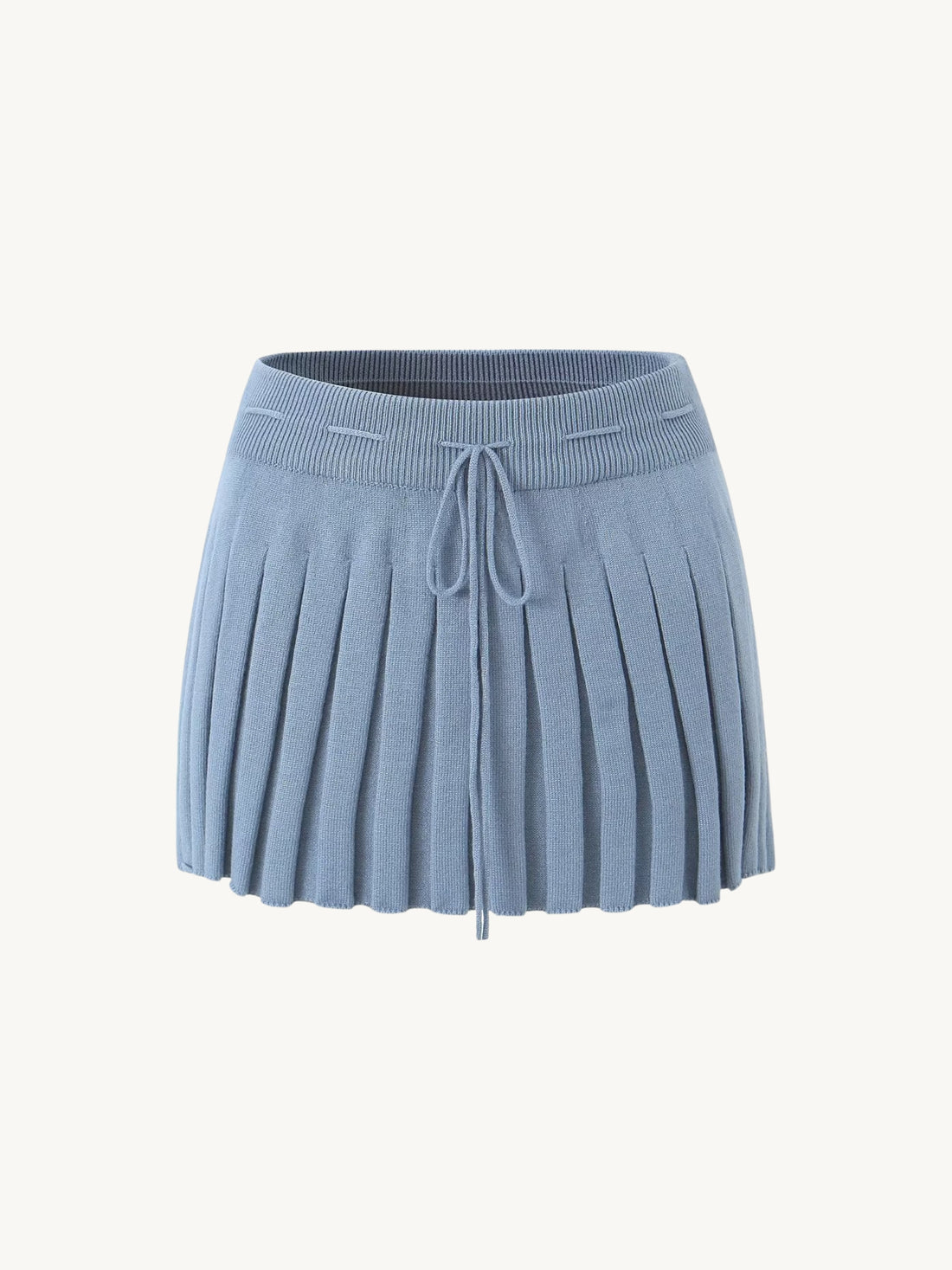 Ixchel Knit Pleated Mini Skirt