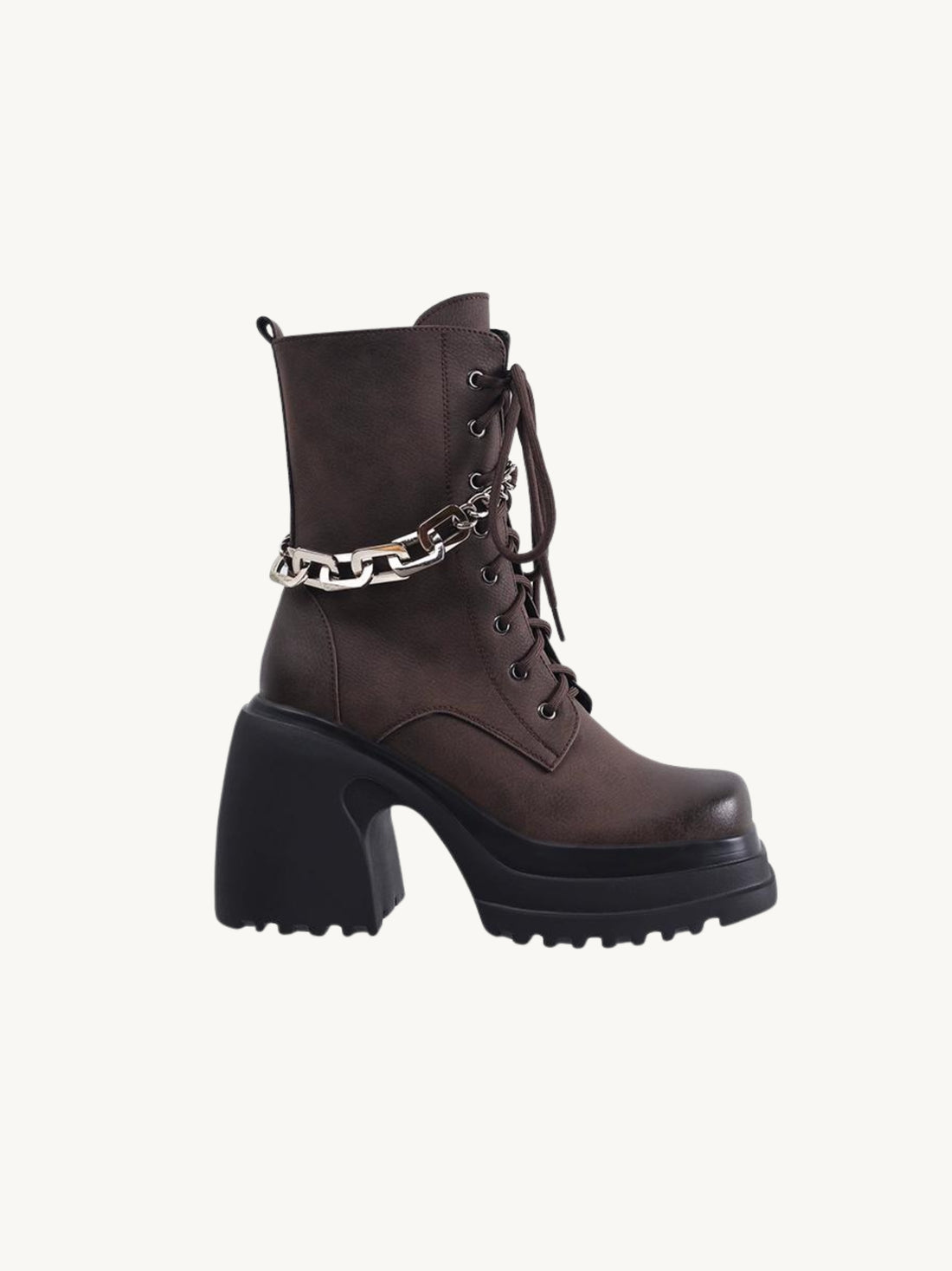 Kelis Genuine Leather Combat Boots