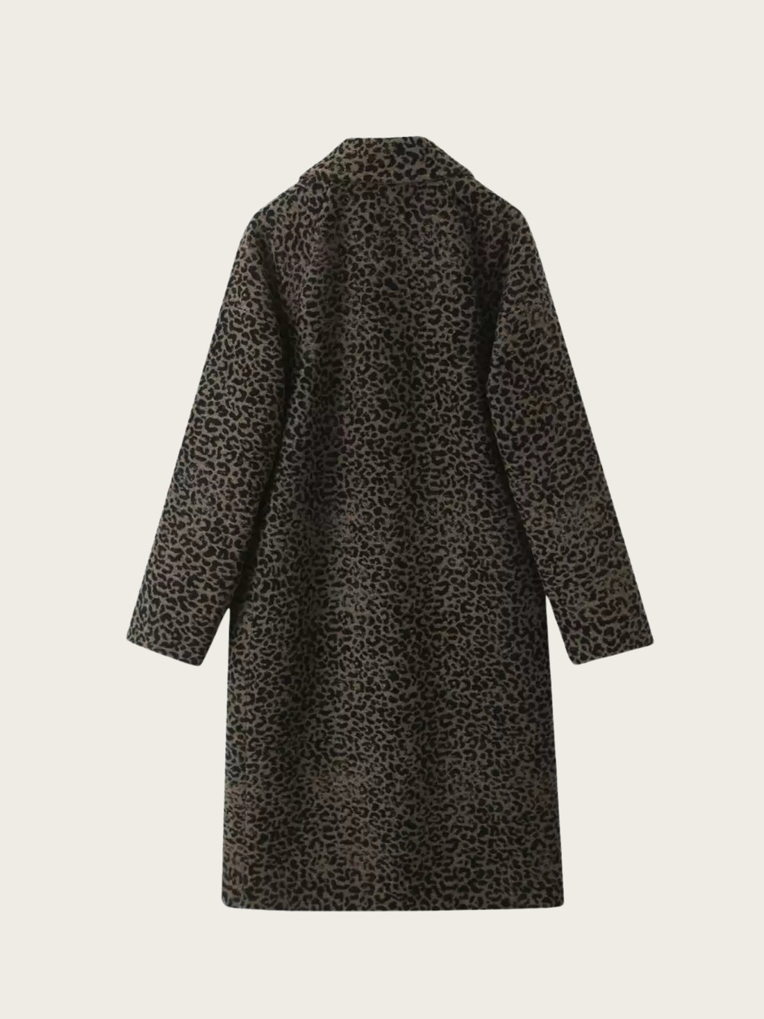 Livvy Leopard Print Long Coat