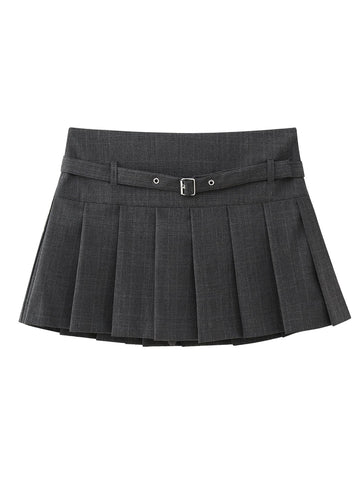 Greta Pleated Mini Skirt