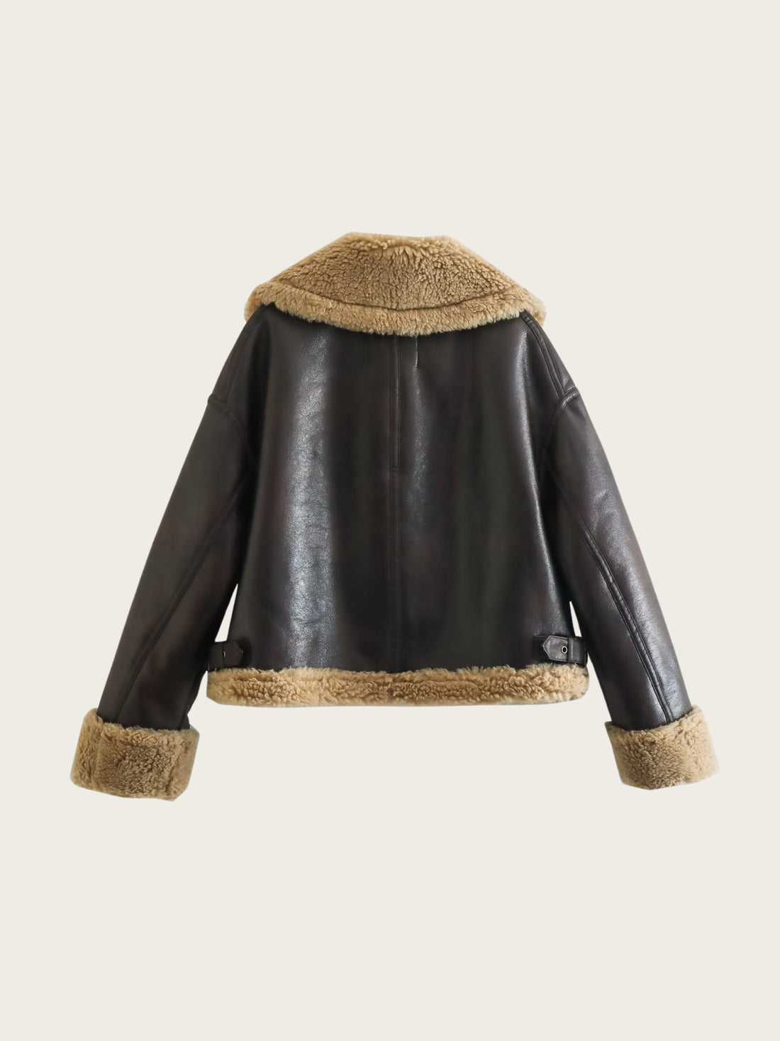 Dalis Faux Shearling Aviator Jacket