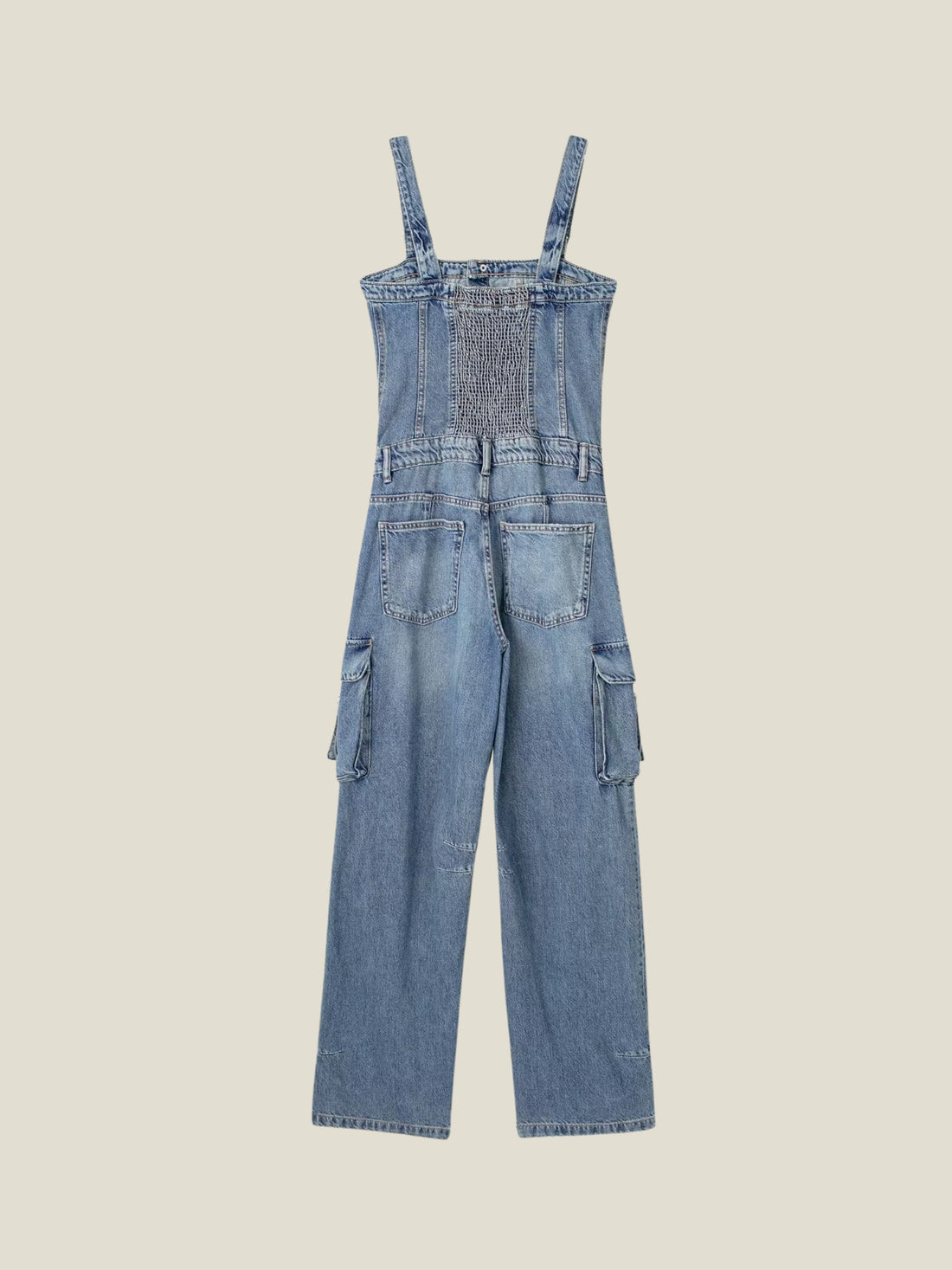 Logyn Cargo Denim Jumpsuit