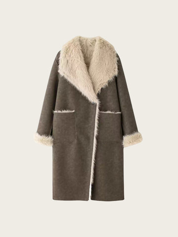 Danielle Double Wear Faux Fur Coat