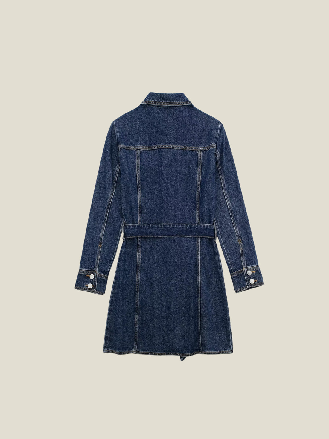 Marit Long Sleeve Denim Mini Dress