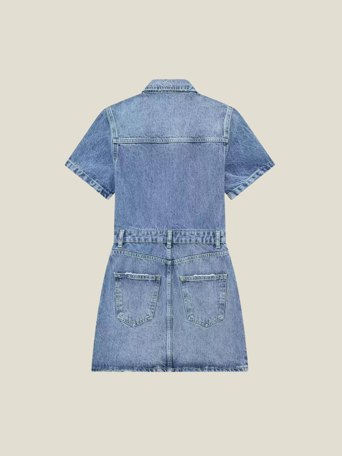 Ulyana Short Sleeve Denim Mini Dress