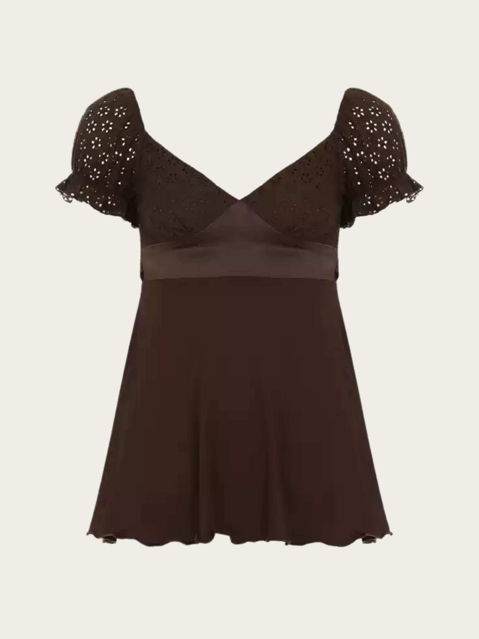 Rhoda Eyelet Short Sleeve Top