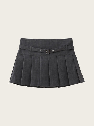 Mila Pleated Mini Skirt