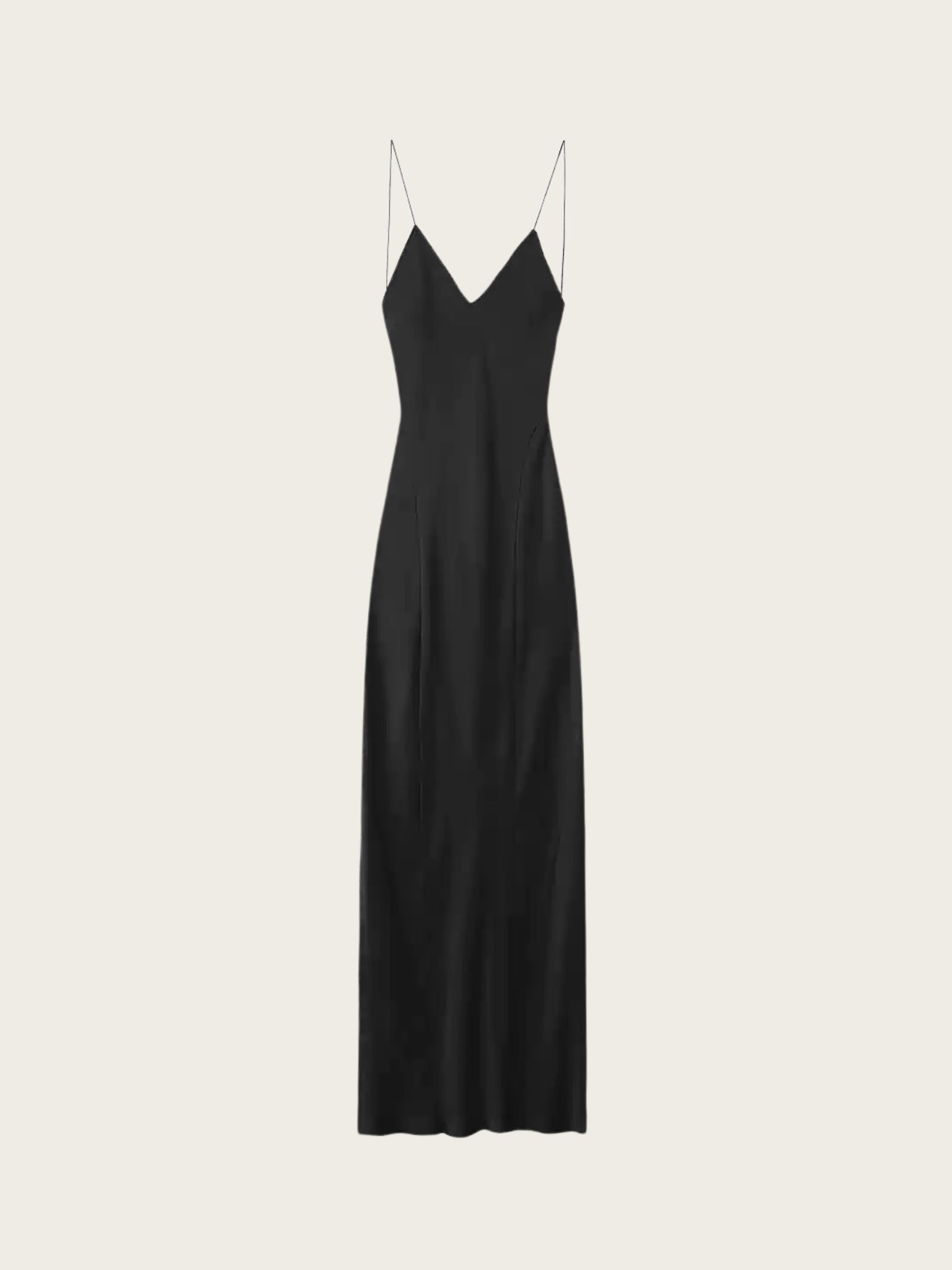 Maison Backless Slip Maxi Dress