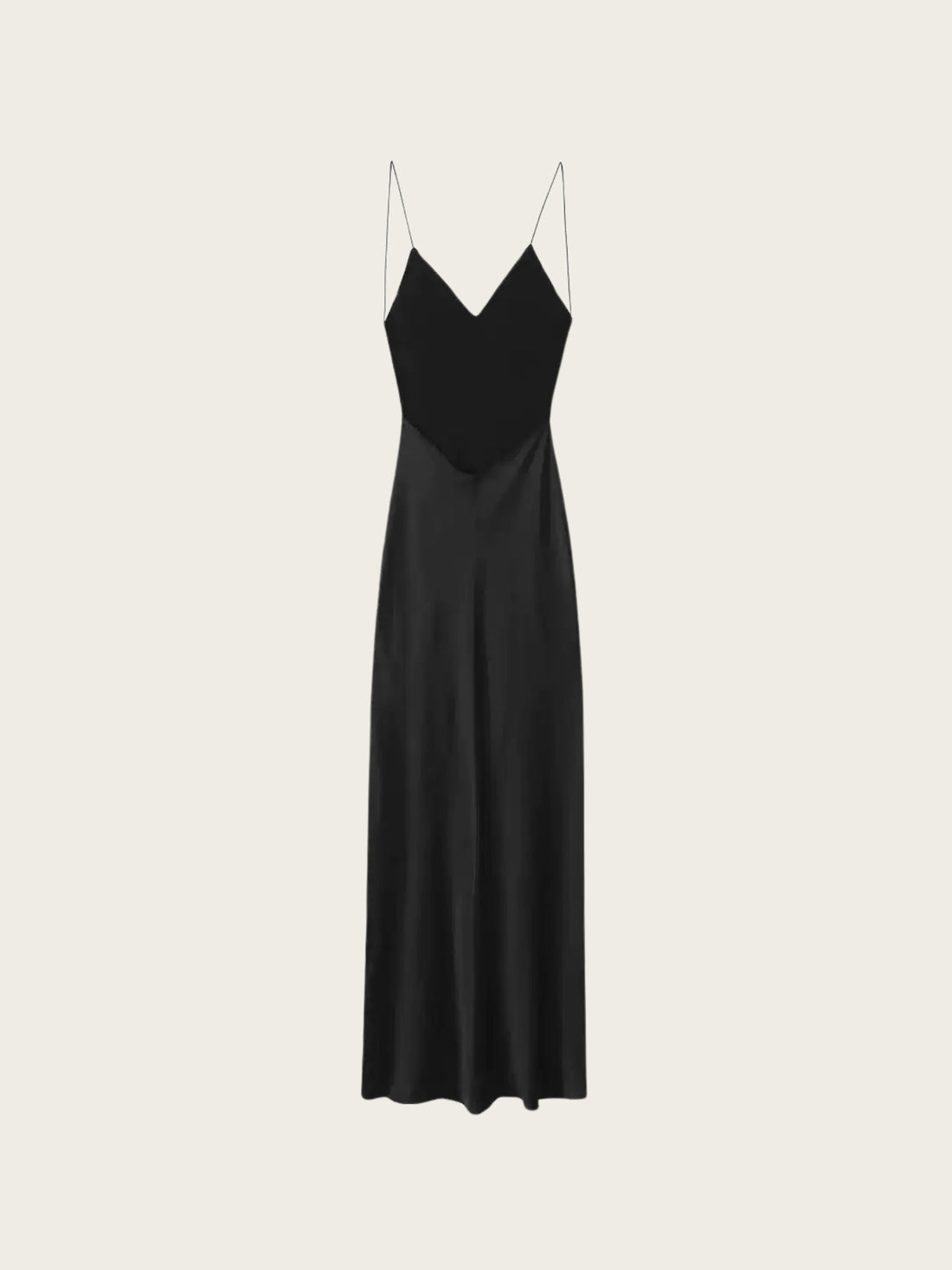 Maison Backless Slip Maxi Dress