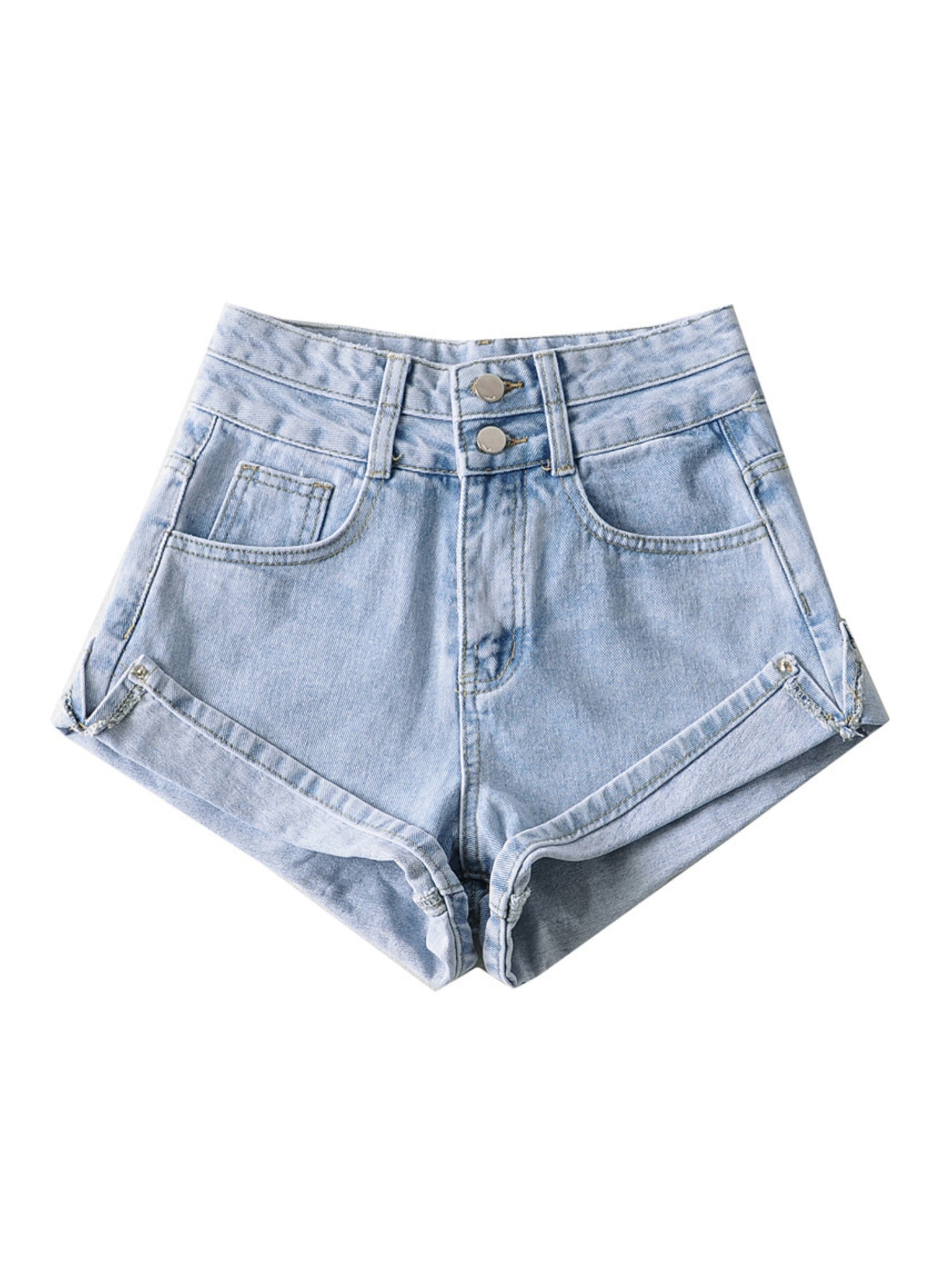 Jovi High Waist Denim Shorts