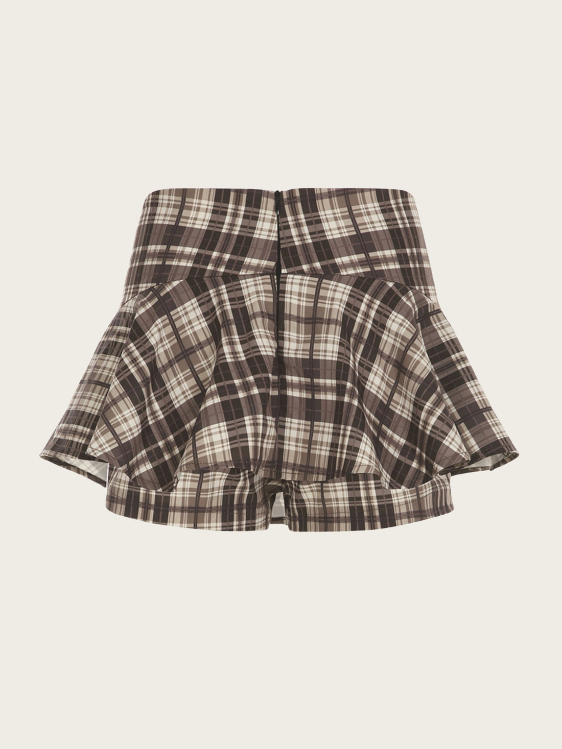 Lila Plaid Mini Skirt