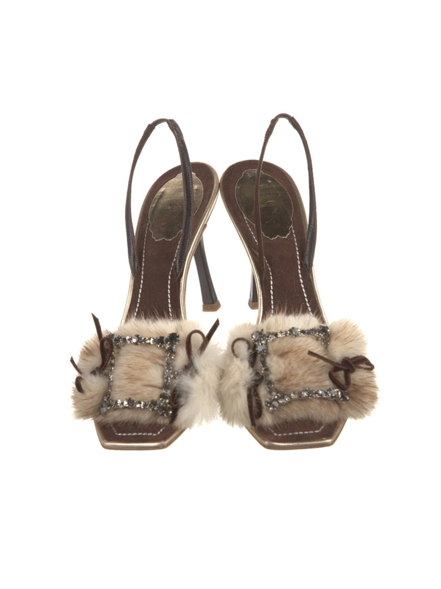 Harriet Faux Fur Heels