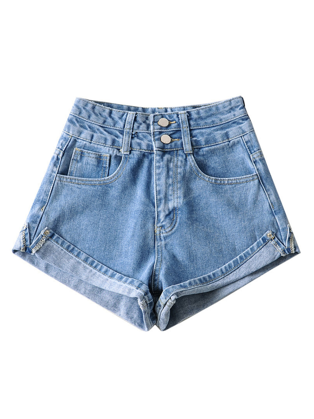 Jovi High Waist Denim Shorts