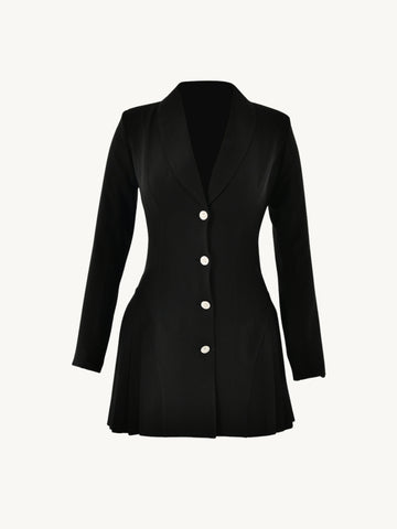 Mihira Button-Up Blazer Mini Dress