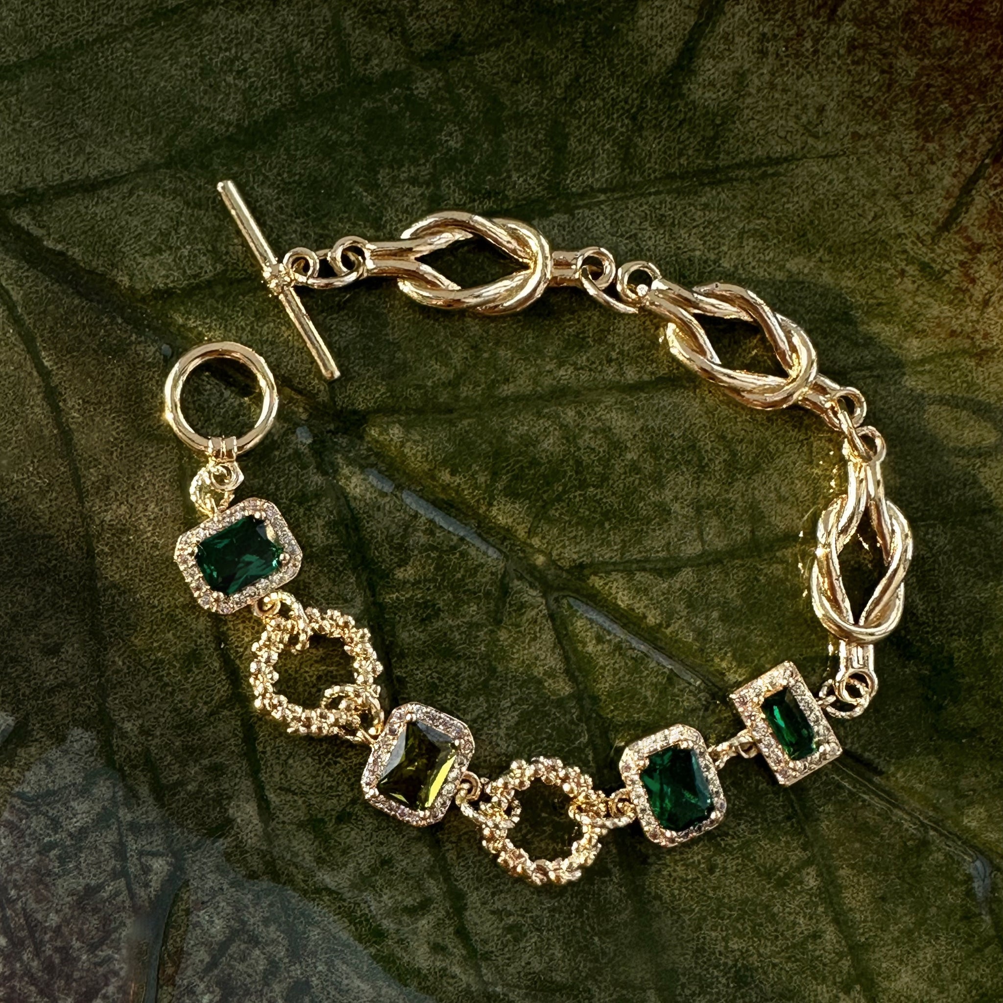 Shay Emerald Crystal Bracelet