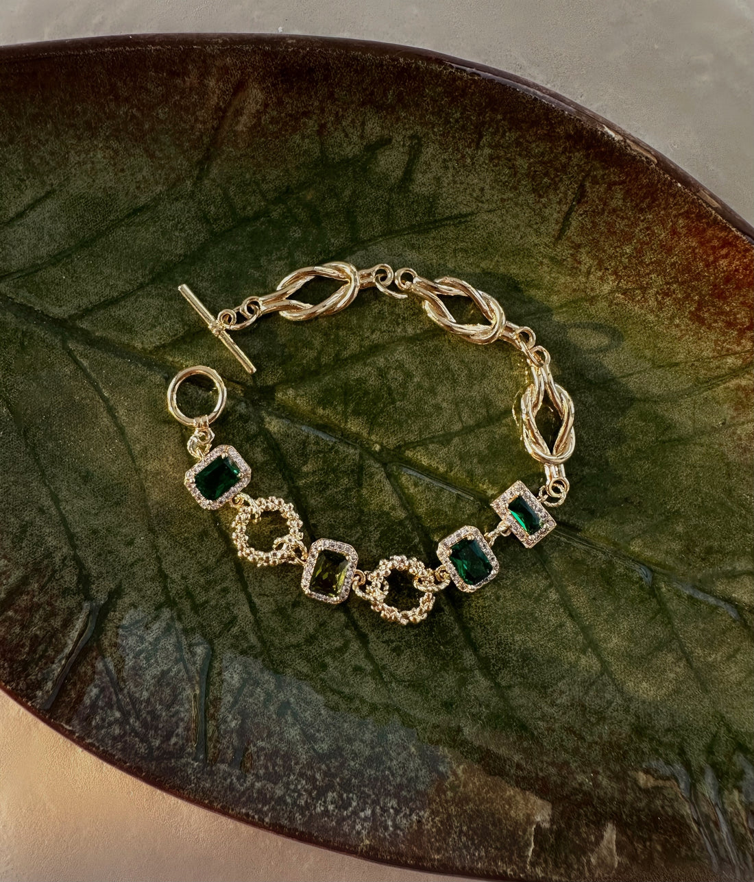 Shay Emerald Crystal Bracelet