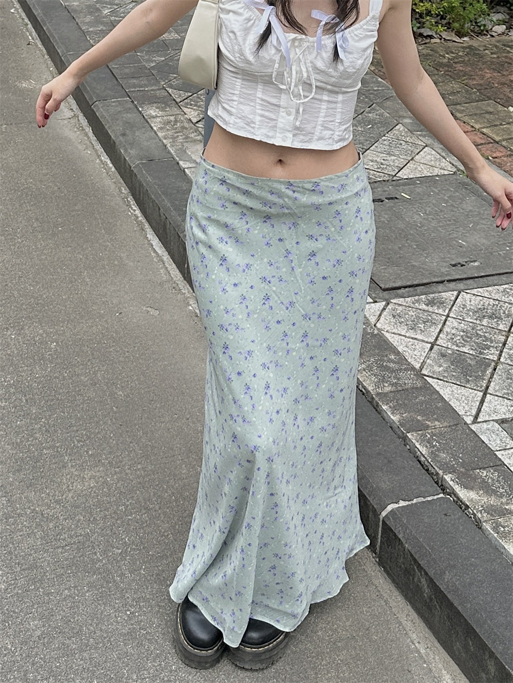 Sapphira Floral Maxi Skirt