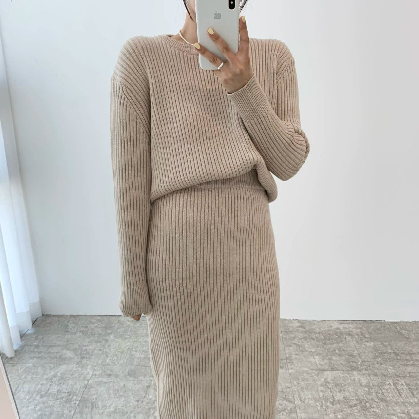 Anaia Knit Skirt Set