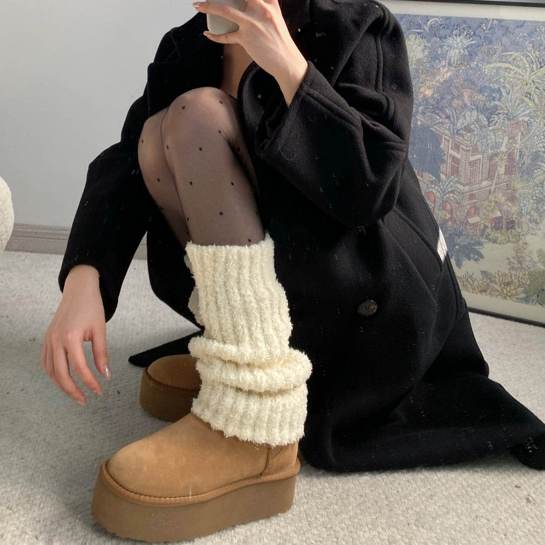 Brisa Knitted Leg Warmers