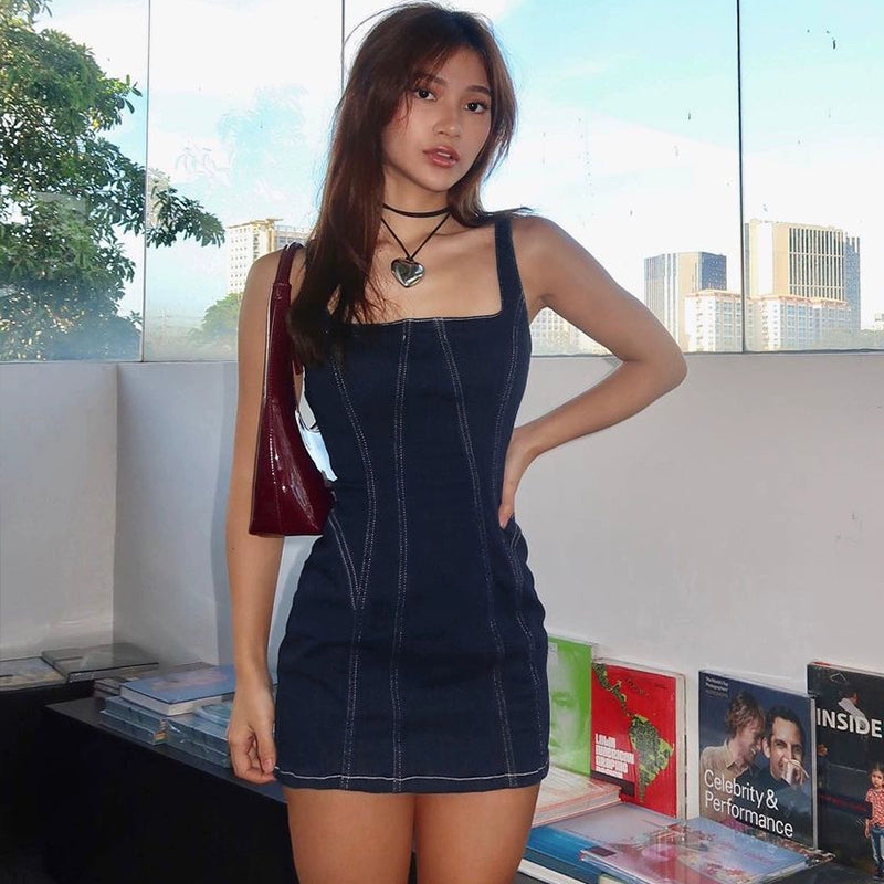 Niana Denim Mini Dress