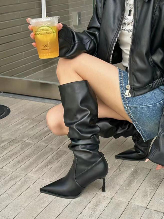 Aly Slouchy Leather Boots