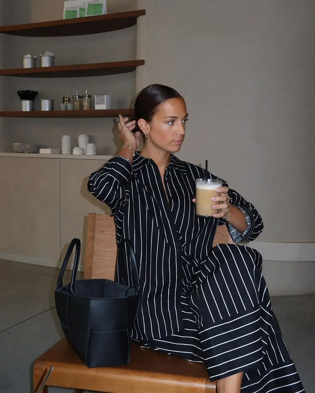 Jaidyn Striped Lounge Pant Set