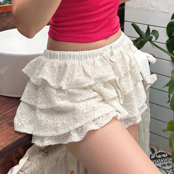 Dara Ruffle Mini Skirt