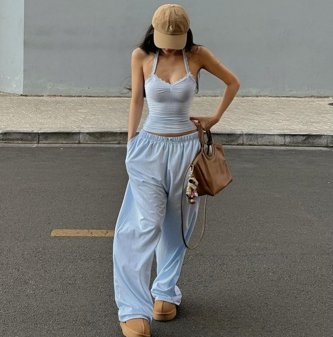 Linnea Low Waist Casual Pants