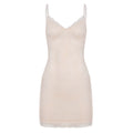 Jaylanie Lace Slip Mini Dress - Nude