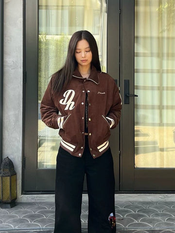 Jennie Retro College Jacket