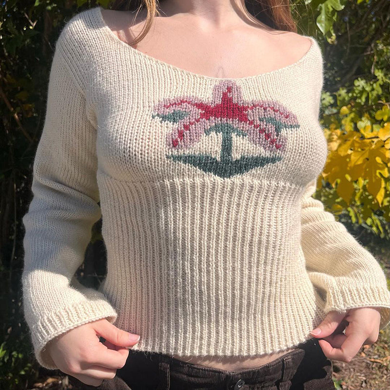 Maiya Palm Knit Sweater