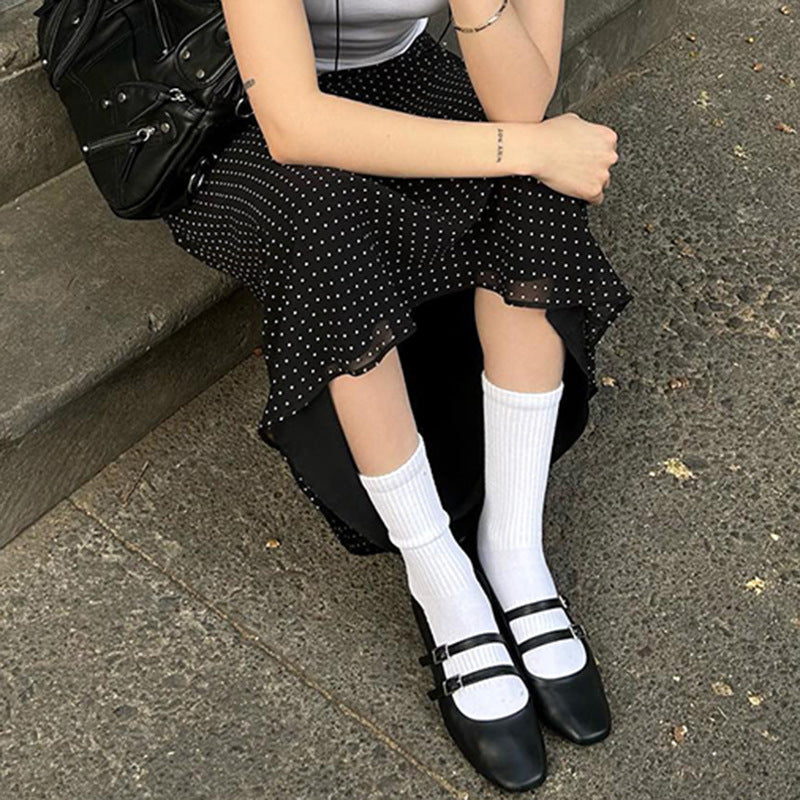 Naomi Polka Dot Maxi Skirt
