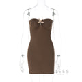 Brynna Strapless Star Mini Dress