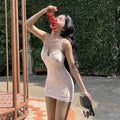 Jaylanie Lace Slip Mini Dress