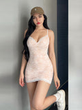 Jaylanie Lace Slip Mini Dress