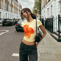 Katherine Floral Print Crop Top