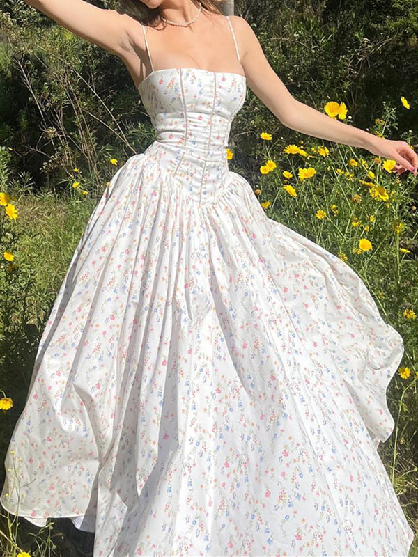 Lexington Floral Backless Maxi Dress