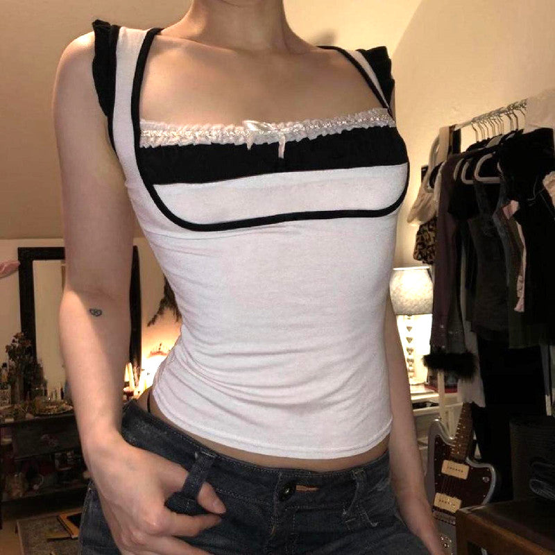 Lillia Contrast Square Camisole