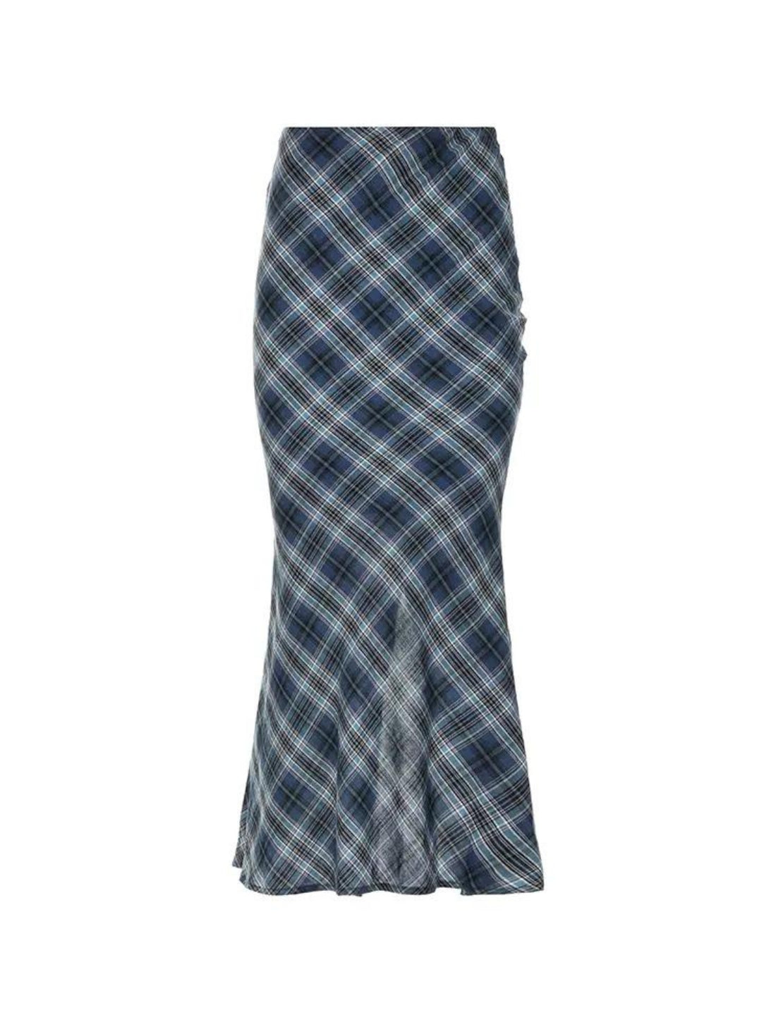 Dyana Plaid Maxi Skirt