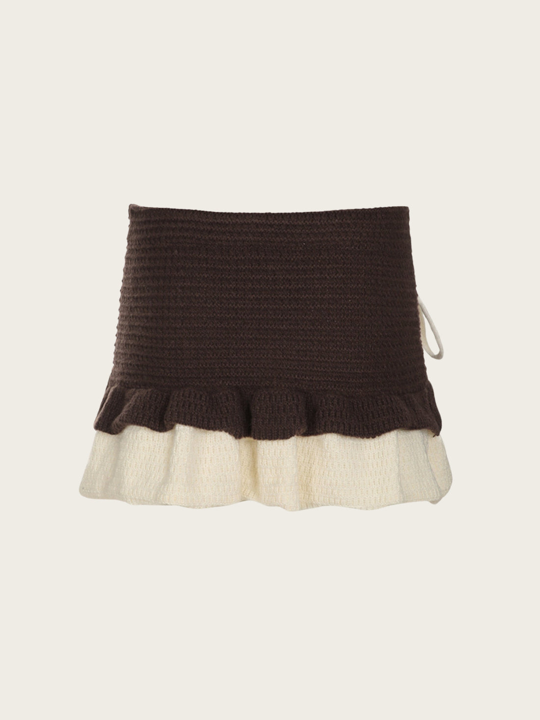 Clara Knitted Ruffle Skirt