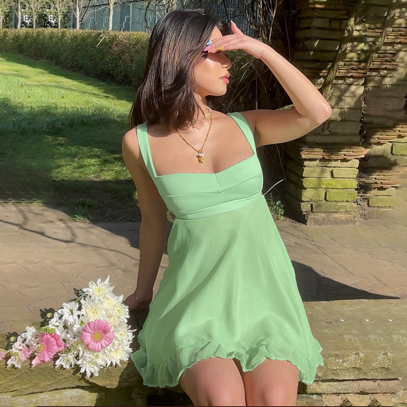 Akaty Mini Ruffle Dress Alees Fashion aleesfashion.com