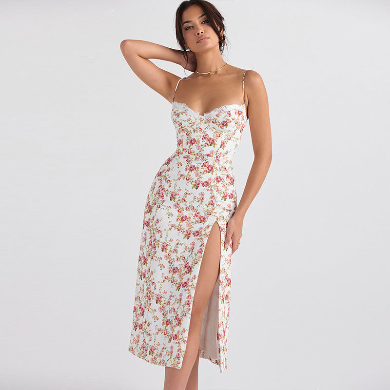 Elanor Floral Midi Dress Alees Fashion aleesfashion.com